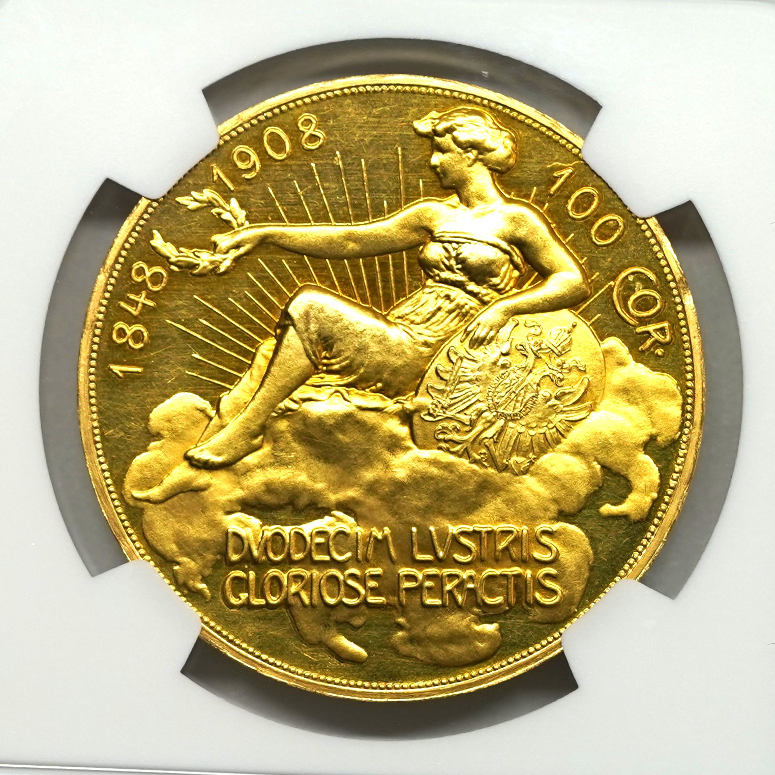 Sold】1908年 雲上の女神 100コロナ金貨 PF62+CAM NGC | ソブリン 
